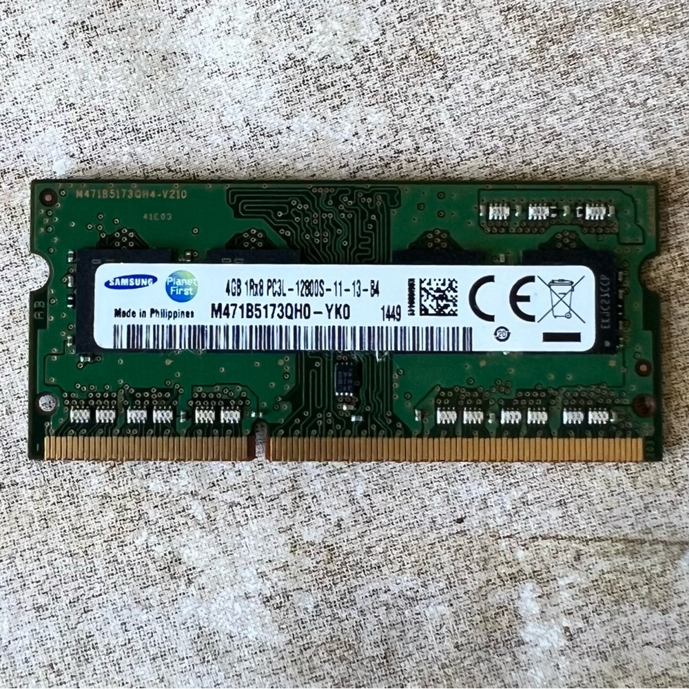 Samsung 4GB DDR3L 1600MHz PC3L-12800S Laptop RAM M471B5173QH0-YK0 HP 698656-154